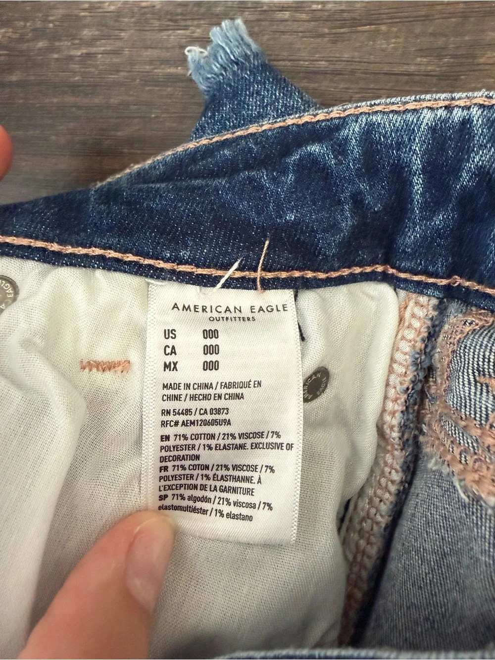 American Eagle Denim Shorts - Blue
